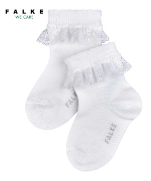 Baby Falke Romantic Lace Socks Socks White | ZLUYBA154