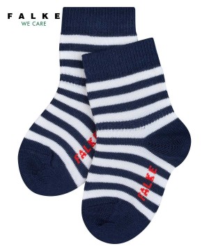 Baby Falke Stripe Socks Socks Blue | PXAHKY183