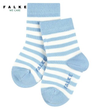 Baby Falke Stripe Socks Socks Blue | ZKRVCJ954