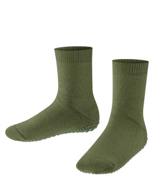 Kids' Falke Catspads House socks Socks Green | DGCIQM831