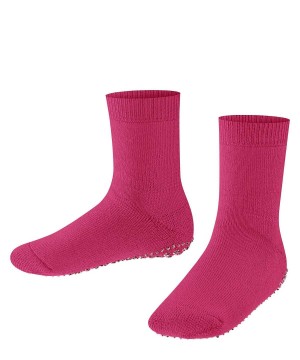 Kids' Falke Catspads House socks Socks Purple | JZFUCY962