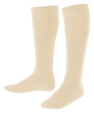 Kids' Falke Comfort Wool Knee-high Socks Socks Beige | LANYXW519