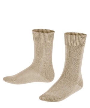 Kids' Falke Comfort Wool Socks Socks Beige | JRWFVL083