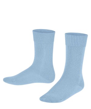 Kids' Falke Comfort Wool Socks Socks Blue | ZXSJWF602