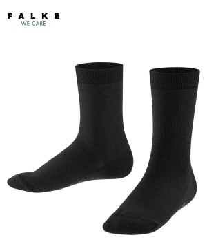 Kids' Falke Cool 24/7 Socks Socks Black | UDJIXY547