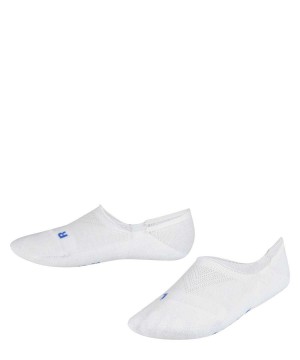 Kids' Falke Cool Kick Invisibles No Show Socks White | BNCMJA720