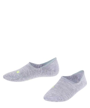 Kids' Falke Cool Kick Invisibles No Show Socks Grey | SYTREJ430