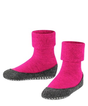 Kids' Falke Cosyshoe Minis Slippers House Socks & Slippers Pink | KEPIGO103