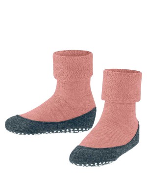 Kids' Falke Cosyshoe Minis Slippers House Socks & Slippers Pink | VSUYAR435