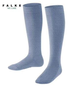 Kids' Falke Family Knee-high Socks Socks Blue | MAVXWP269