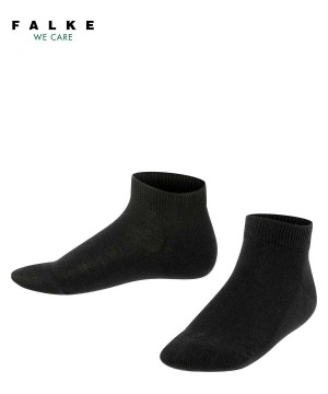 Kids' Falke Family Sneaker socks Socks Black | OJVAHF857