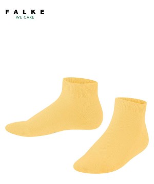 Kids' Falke Family Sneaker socks Socks Yellow | HLBJDG639