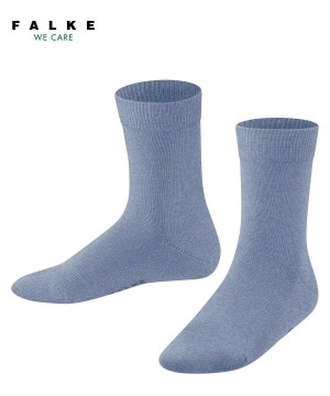 Kids' Falke Family Socks Socks Blue | LIQKTE830