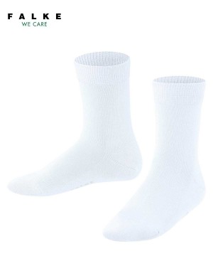 Kids' Falke Family Socks Socks White | KSFMLC185