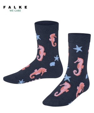 Kids' Falke Lovely Seahorses Socks Socks Blue | CMRKAS897