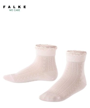 Kids' Falke Romantic Net Socks Socks Rose | NZECAG726