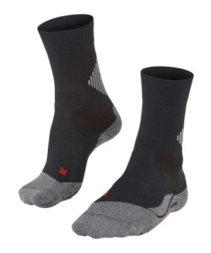 Men Falke 4GRIP Stabilizing Socks Socks Black | HWABYV973