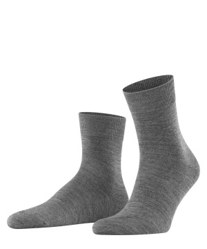 Men Falke Airport Short sock Socks Grey | GLMAOQ750