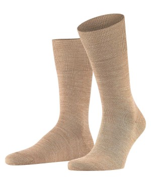 Men Falke Airport Socks Socks Brown | APZHEW086