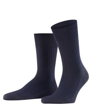 Men Falke Bristol Pure Socks Socks Blue | VWDXKR815