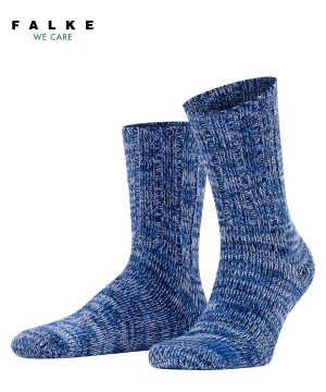 Men Falke Brooklyn Boot socks Socks Blue | NHTFUY326