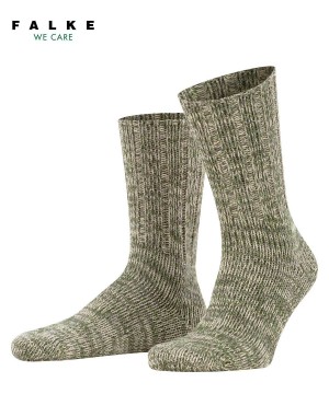 Men Falke Brooklyn Boot socks Socks Green | NZEYDF085