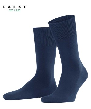 Men Falke ClimaWool Socks Socks Blue | BHYDEN381