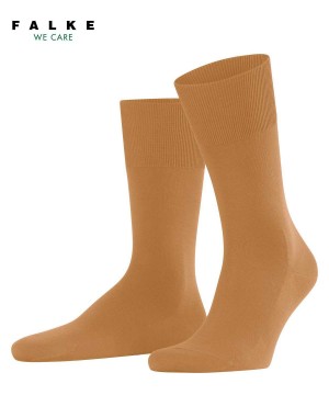 Men Falke ClimaWool Socks Socks Orange | FGCTOX643