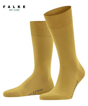 Men Falke Cool 24/7 Socks Socks Yellow | ZEVAOG640