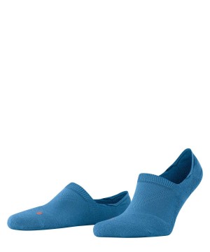 Men Falke Cool Kick Invisibles No Show Socks Blue | XPGYAM852