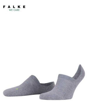 Men Falke Cool Kick Invisibles No Show Socks Grey | UNLXKR849