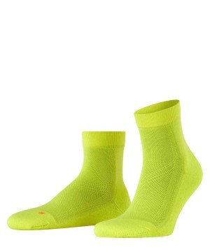 Men Falke Cool Kick Short sock Socks Yellow | WLZAOU513