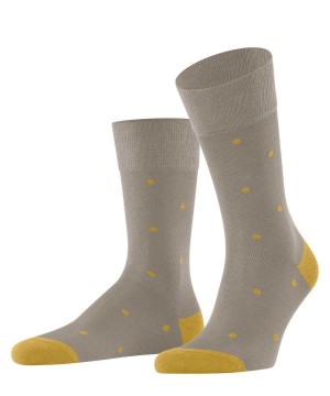 Men Falke Dot Socks Socks Beige | OHVRAU941