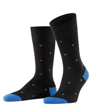 Men Falke Dot Socks Socks Black | CINHYL985