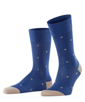 Men Falke Dot Socks Socks Blue | HNIZWL176