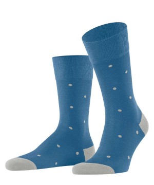 Men Falke Dot Socks Socks Blue | YPRAQZ498