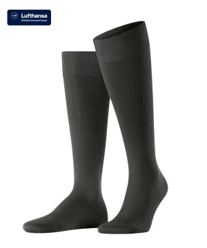 Men Falke Energizing Cotton Knee-high Socks Socks Brown | EHDYKB276