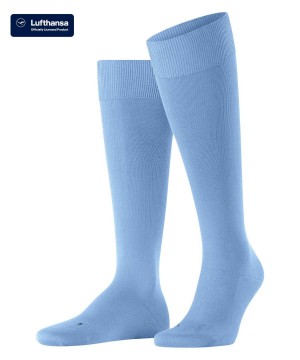 Men Falke Energizing Cotton Knee-high Socks Socks Blue | KXPMNL630