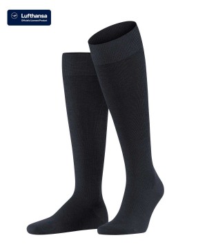 Men Falke Energizing Wool Knee-high Socks Socks Blue | LDINKJ480