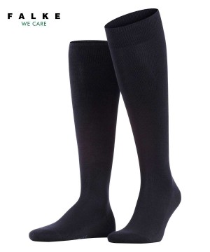 Men Falke Family Knee-high Socks Socks Blue | UIEQZM514