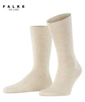 Men Falke Family Socks Socks Beige | BFXGWJ318