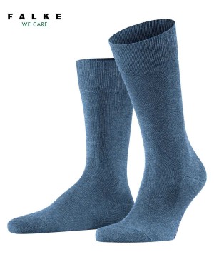 Men Falke Family Socks Socks Blue | HMSVLQ824