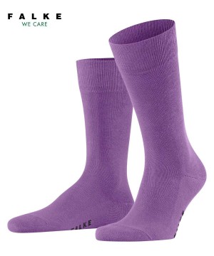 Men Falke Family Socks Socks Purple | MKLVZU702