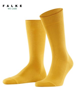 Men Falke Family Socks Socks Yellow | OVLIWK725