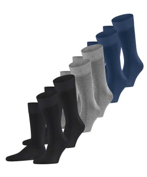 Men Falke Happy 6-Pack Socks Socks Multicolored | EKDTJX583