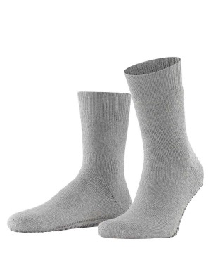 Men Falke Homepads House socks Socks Grey | DHZKSR306