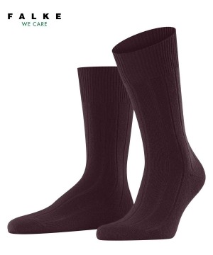 Men Falke Lhasa Rib Socks Socks Red | VEDIZO817