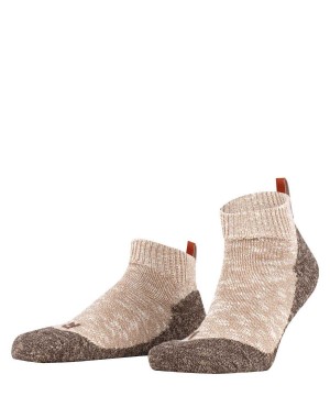 Men Falke Lodge Homepad House socks Socks Brown | UHJGWY312