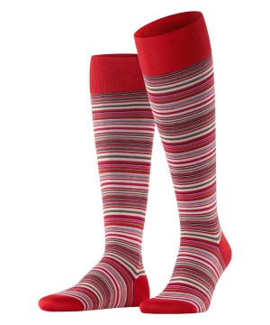 Men Falke Microblock Knee-high Socks Socks Red | MYCWLV916