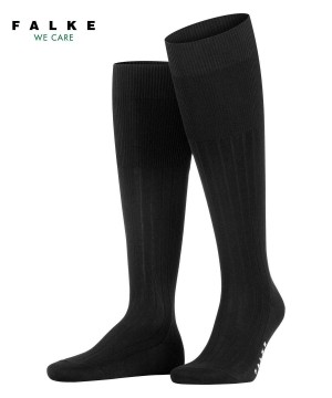 Men Falke Milano Knee-high Socks Socks Black | PGZNUF031